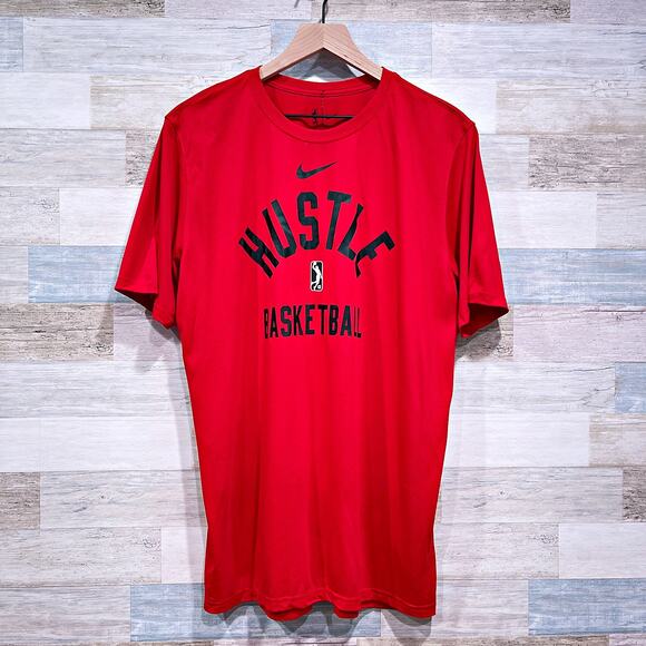 Memphis Hustle NBA G League Nike Dri Fit Mesh Tee Red Mens Large Tall LT - Picture 1 of 7